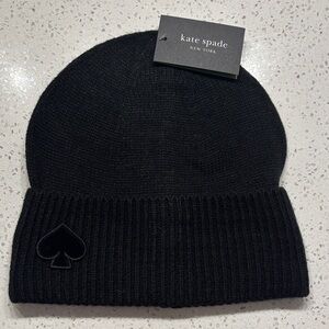 Kate Spade Classic Black Beanie